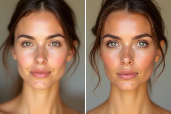 Profesyonel fotoğraf rötuşu öncesi ve sonrası